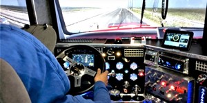 Damn ... that's the nicest truck simulator setup I've seen so far - kenworth t800  euro truck simulator 2