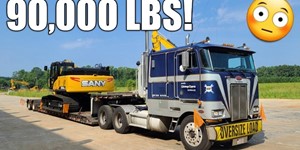 Classic Peterbilt Gets Overweight Load