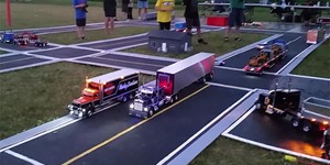 RC Truck Night Light Show