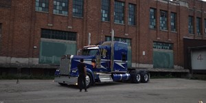 The Kenworth W900L 86 inch Studio Sleeper 