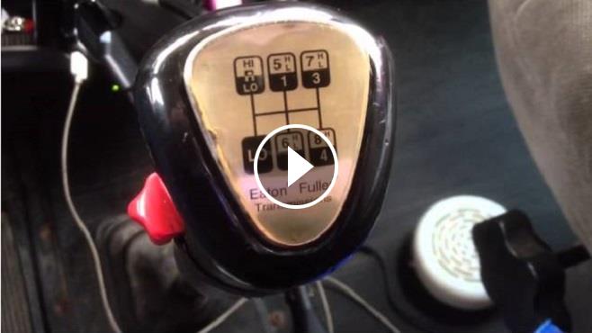 how to shift a 13 speed transmission in a semi tractor