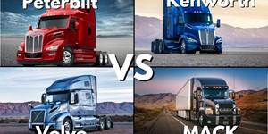 EPIC American Truck Battle  Peterbilt vs. Kenworth vs. Volvo vs. MACK
