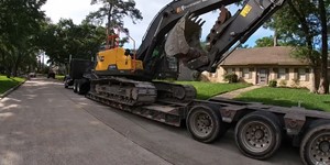 A day in the life of a heavy haul trucker kenworth moving oversize load