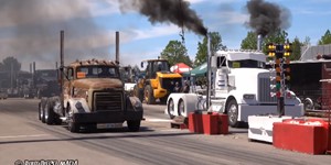 Great Lakes Big Challenge 2021 loaded semi drags and bob tail Friday session